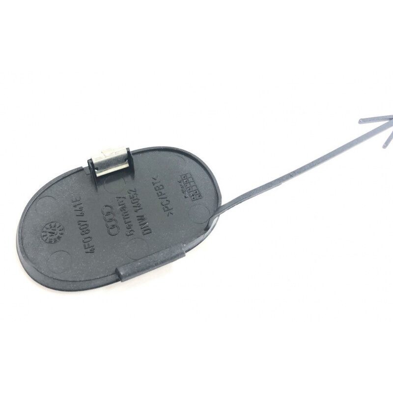 Capuchon de couverture de crochet de remorquage de pare-chocs avant S-Line - Pièces d'origine Audi 4F0807441EGRU