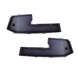 Ensemble de garnitures de couverture avant S-Line gauche droite, grille de brouillard et arrière - Pièces d'origine Audi 8T080