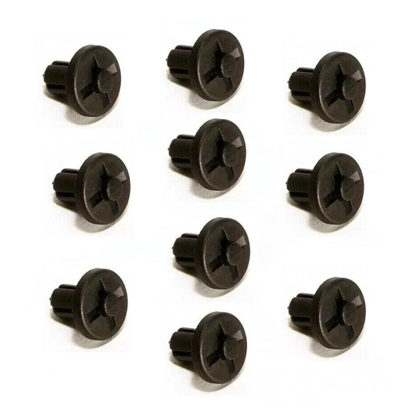 Clips de fixation de rivet de couverture supérieure du compartiment moteur avant 5pcs - Pièces d'origine Audi 8N0863788