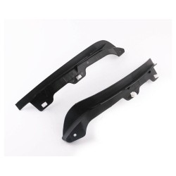 Enjoliveur de passage de roue avant avec lèvres de spoiler - Ensemble de deux pièces d'origine Audi 8K0853888A/8K0853887A.