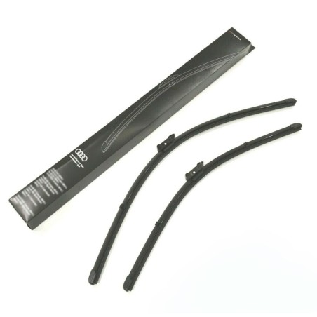 Balais d'essuie-glace aérodynamiques pour vitre avant RHD - Authentiques 4G2998002A Balais d'essuie-glace aérodynamiques pour vitre avant RHD - Authentiques 4G2998002A