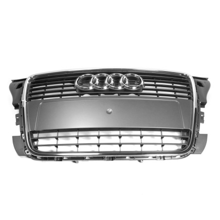 Grille de pare-chocs avant central gris - Pièces d'origine Audi 8P0853651M1QP Grille de pare-chocs avant central gris - Pièces d'origine Audi 8P0853651M1QP