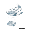 Kit de réparation de support de lampe de phare - Pièces d'origine Audi 8L0998121 Kit de réparation de support de lampe de phare - Pièces d'origine Audi 8L0998121