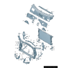 Support de fixation de phare droit coté passager - Pièces d'origine Audi 8T0805608D Support de fixation de phare droit coté passager - Pièces d'origine Audi 8T0805608D