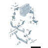 Support de montage de moteur à roulement hydraulique gauche coté conducteur - Pièces d'origine Audi 8E0199379BF Support de montage de moteur à roulement hydraulique gauche coté conducteur - Pièces d'origine Audi 8E0199379BF