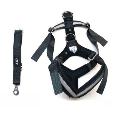 Harnais de protection intérieur pour chien avec ceinture de sécurité taille L - Pièces d'origine Audi 8X0019409B