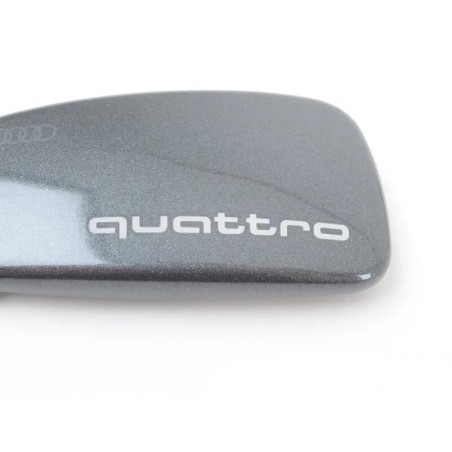 Coque de clé Quattro Design en gris Daytona - Pièces d'origine Audi 8V0071208AZ7S
