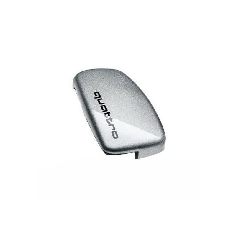 Coque de clé Quattro Design en Floret Silver - Pièces d'origine Audi 8V0071208AZ7G