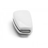 Coque de clé de voiture avec logo en anneaux de couleur blanc glacier - Pièces d'origine Audi 8V0071208BS9R