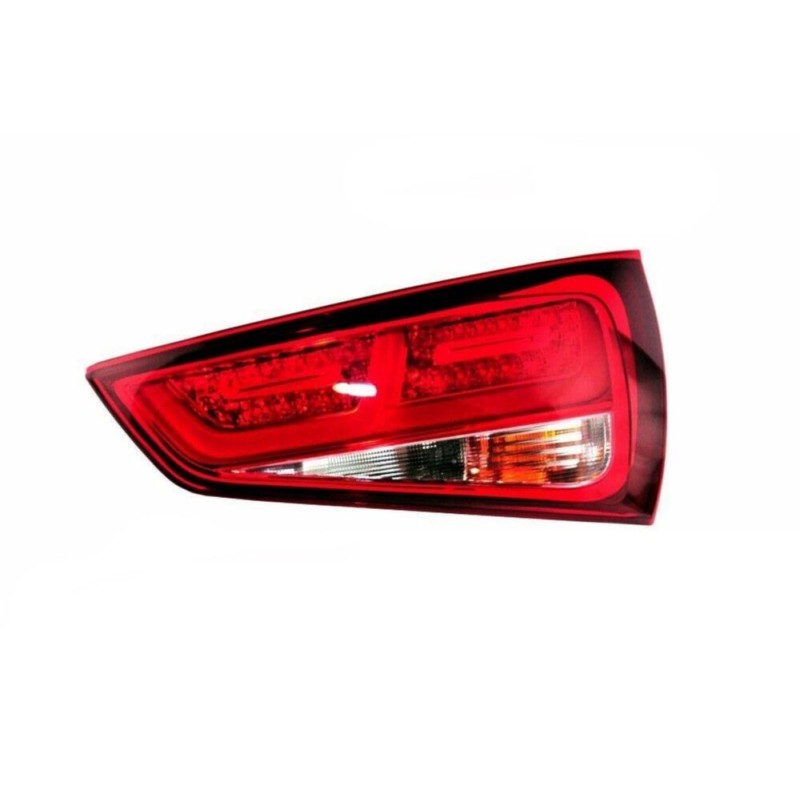 Feux arrière teintés en noir avec verre clair et éclairage rouge Euro - Pièces d'origine Audi 8X0052101A/8X0052102A.