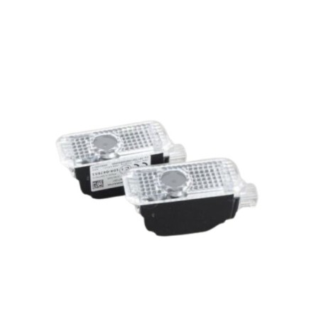 Ensemble de 2 lumières d'entrée LED avec logo Quattro - Pièces d'origine Audi 4G0052133H
