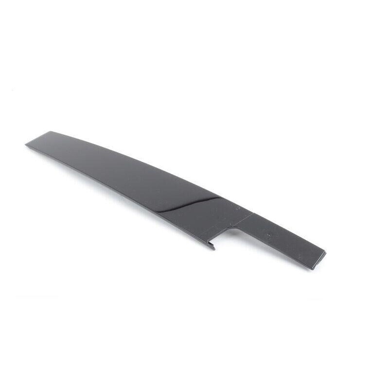 Garniture de couverture de pilier B de porte avant gauche coté conducteur en noir brillant - Pièces d'origine Audi 8X4837901E5FQ