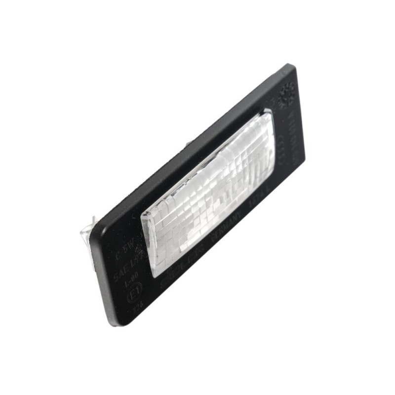 Couvercle de lentille de lumière de plaque d'immatriculation arrière gauche coté conducteur - Pièces d'origine Audi 8N0943021A