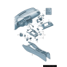 Bouton rotatif de commande principale MMI - Pièces d'origine Audi 8T0919069A Bouton rotatif de commande principale MMI - Pièces d'origine Audi 8T0919069A
