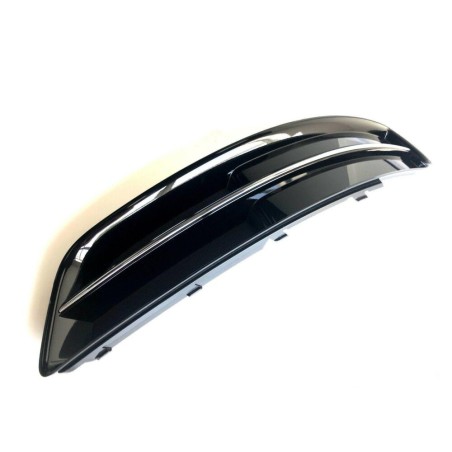 Pare-chocs inférieur gauche avec grille noire brillante - Pièces d'origine Audi 8P0807681TT94 Pare-chocs inférieur gauche avec grille noire brillante - Pièces d'origine Audi 8P0807681TT94