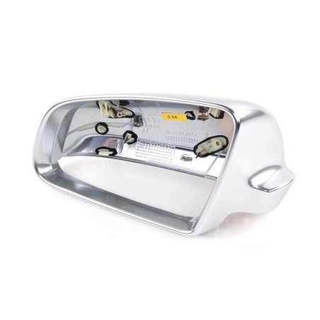 Capuchon de garniture de rétroviseur de porte gauche coté conducteur en aluminium - Pièces d'origine Audi 8E0857507D3Q7 Capuchon de garniture de rétroviseur de porte gauche coté conducteur en aluminium - Pièces d'origine Audi 8E0857507D3Q7