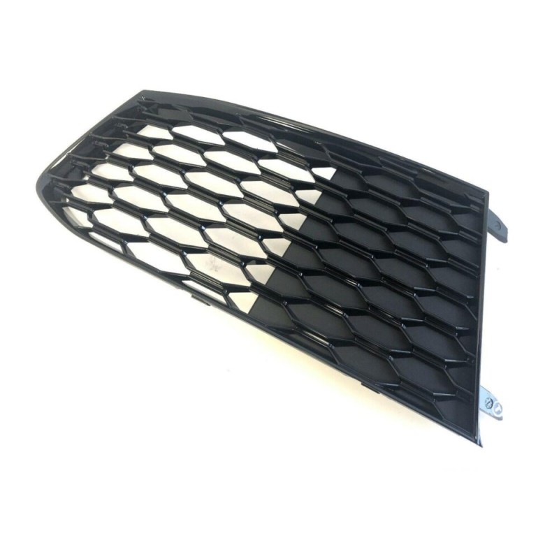 Grille inférieure de pare-chocs avant gauche noir - Pièces d'origine Audi 4G8807681FT94