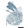 Verrou de sécurité de capot gauche coté conducteur - Pièces d'origine Audi 8S0823185D Verrou de sécurité de capot gauche coté conducteur - Pièces d'origine Audi 8S0823185D