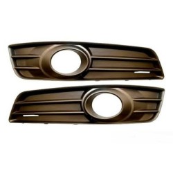 Ensemble de grille de phare antibrouillard de pare-chocs coté conducteur gauche coté passager droit - Pièces d'origine Audi 8P08