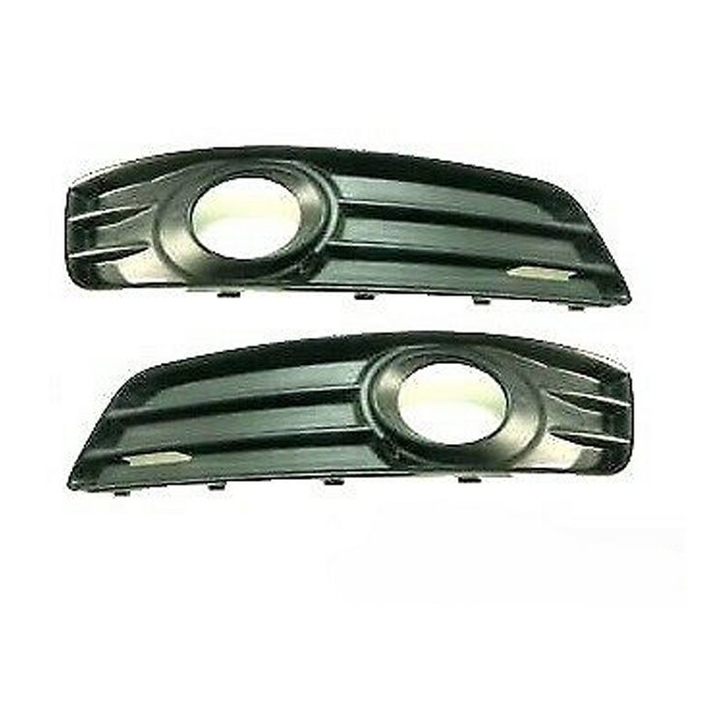 Ensemble de grille de phare antibrouillard de pare-chocs coté conducteur gauche coté passager droit - Pièces d'origine Audi 8P08