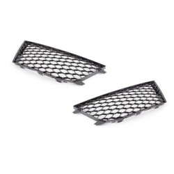 Ensemble de grille inférieure avant gauche coté conducteur (côté conducteur) et droite coté passager (côté passager) en noir bri