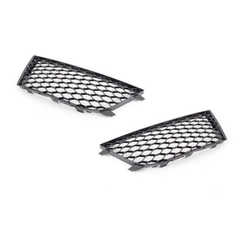 Ensemble de grille inférieure avant gauche coté conducteur (côté conducteur) et droite coté passager (côté passager) en noir bri