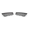Ensemble de grille inférieure avant gauche coté conducteur (côté conducteur) et droite coté passager (côté passager) en noir bri Ensemble de grille inférieure avant gauche coté conducteur (côté conducteur) et droite coté passager (côté passager) en noir bri