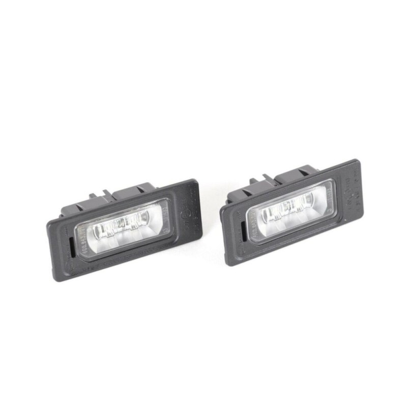 Feu de plaque d'immatriculation à LED avec 2 lentilles - Pièces d'origine Audi 2x4G0943021