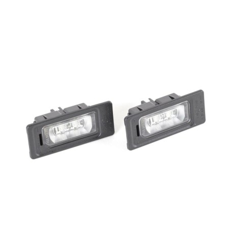 Feu de plaque d'immatriculation à LED avec 2 lentilles - Pièces d'origine Audi 2x4G0943021 Feu de plaque d'immatriculation à LED avec 2 lentilles - Pièces d'origine Audi 2x4G0943021