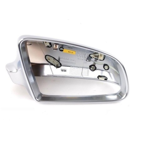 Capuchon de garniture de rétroviseur de porte droite en aluminium - Pièces d'origine Audi 8E0857508D3Q7 Capuchon de garniture de rétroviseur de porte droite en aluminium - Pièces d'origine Audi 8E0857508D3Q7
