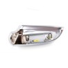 Capuchon de garniture de rétroviseur de porte droite en aluminium - Pièces d'origine Audi 8E0857508D3Q7 Capuchon de garniture de rétroviseur de porte droite en aluminium - Pièces d'origine Audi 8E0857508D3Q7
