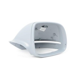 Capuchon de garniture de miroir latéral de porte droite coté passager - Pièces d'origine Audi 4L0857528GRU, apprêté.