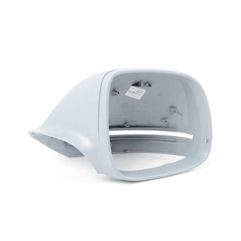 Capuchon de garniture de miroir latéral de porte droite coté passager - Pièces d'origine Audi 4L0857528GRU, apprêté.