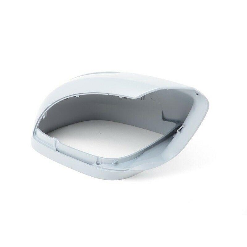 Capuchon de garniture de miroir latéral de porte droite coté passager - Pièces d'origine Audi 4L0857528GRU, apprêté.