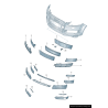 Grille inférieure de pare-chocs avant droit - Pièces d'origine Audi 4L0807676BT94 Grille inférieure de pare-chocs avant droit - Pièces d'origine Audi 4L0807676BT94