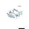 Support de pare-chocs avant droit - Pièces d'origine Audi 8T0807284C Support de pare-chocs avant droit - Pièces d'origine Audi 8T0807284C