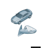 Indicateur de clignotant de rétroviseur droit coté passager - Pièces d'origine Audi 8K0949102D Indicateur de clignotant de rétroviseur droit coté passager - Pièces d'origine Audi 8K0949102D
