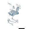 Bouchon de réservoir d'essence avec sangle de retenue - Pièces d'origine Audi 8E0201550 Bouchon de réservoir d'essence avec sangle de retenue - Pièces d'origine Audi 8E0201550