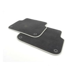 Tapis de sol arrière en textile noir premium - Pièces d'origine Audi 4F0061276PMNO