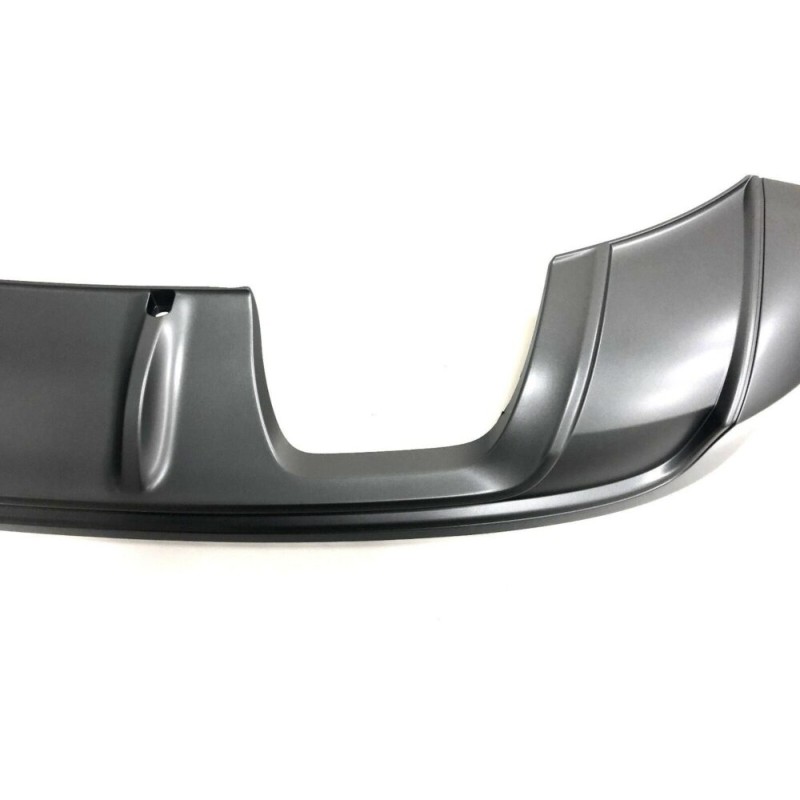 Pare-chocs arrière avec diffuseur de garniture à double tuyau gris - Pièces d'origine Audi 8P3807434G1RR