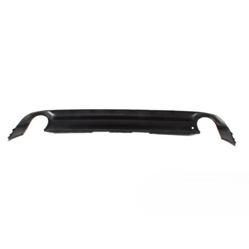 Diffuseur d'air inférieur de pare-chocs arrière noir - Pièces d'origine Audi 8T0807521A01C