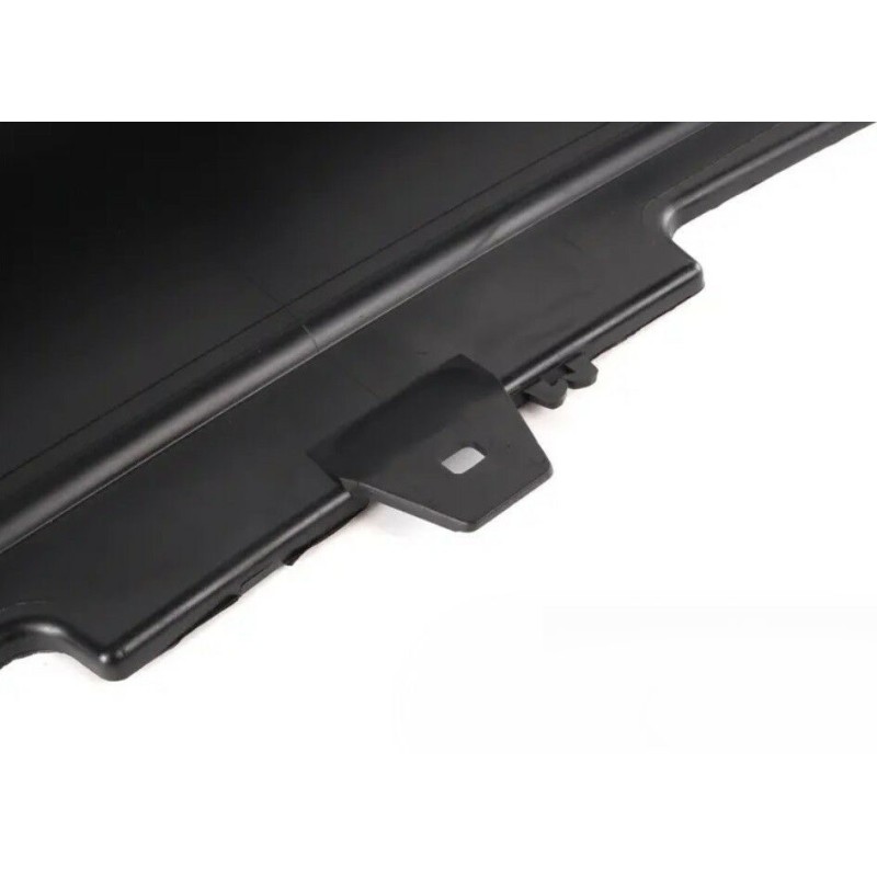 Diffuseur d'air inférieur de pare-chocs arrière noir - Pièces d'origine Audi 8T0807521A01C