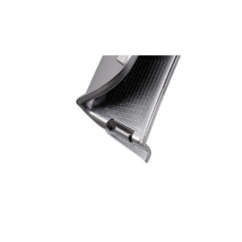 Garniture de spoiler inférieur de pare-chocs arrière argentée - Pièces d'origine Audi 8J0807514X7W