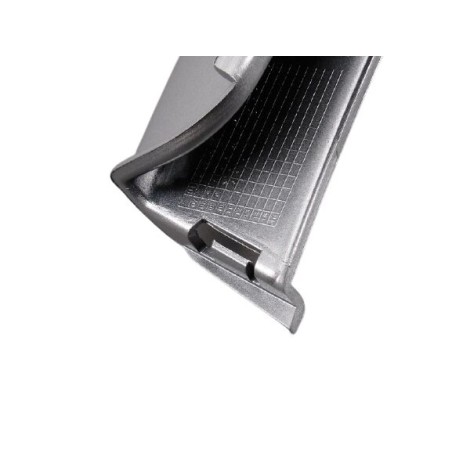 Garniture de spoiler inférieur de pare-chocs arrière argentée - Pièces d'origine Audi 8J0807514X7W Garniture de spoiler inférieur de pare-chocs arrière argentée - Pièces d'origine Audi 8J0807514X7W