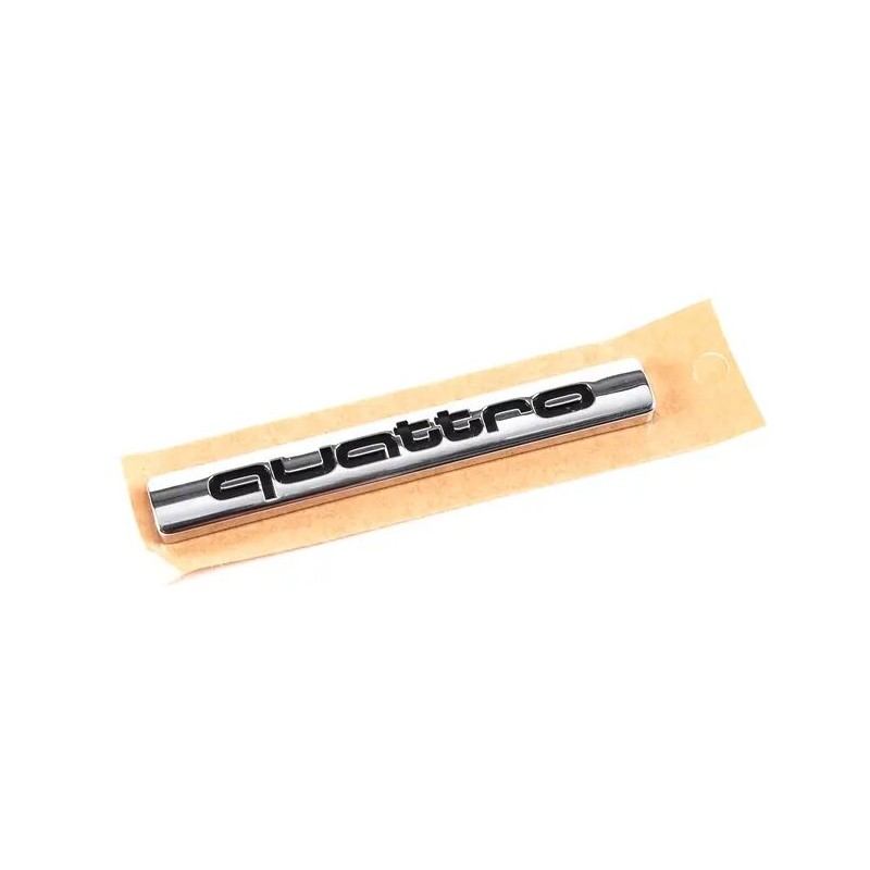Emblème de pare-chocs arrière Quattro - Pièces d'origine Audi 8N08537382ZZ Emblème de pare-chocs arrière Quattro - Pièces d'origine Audi 8N08537382ZZ