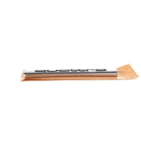 Emblème de pare-chocs arrière Quattro - Pièces d'origine Audi 8N08537382ZZ