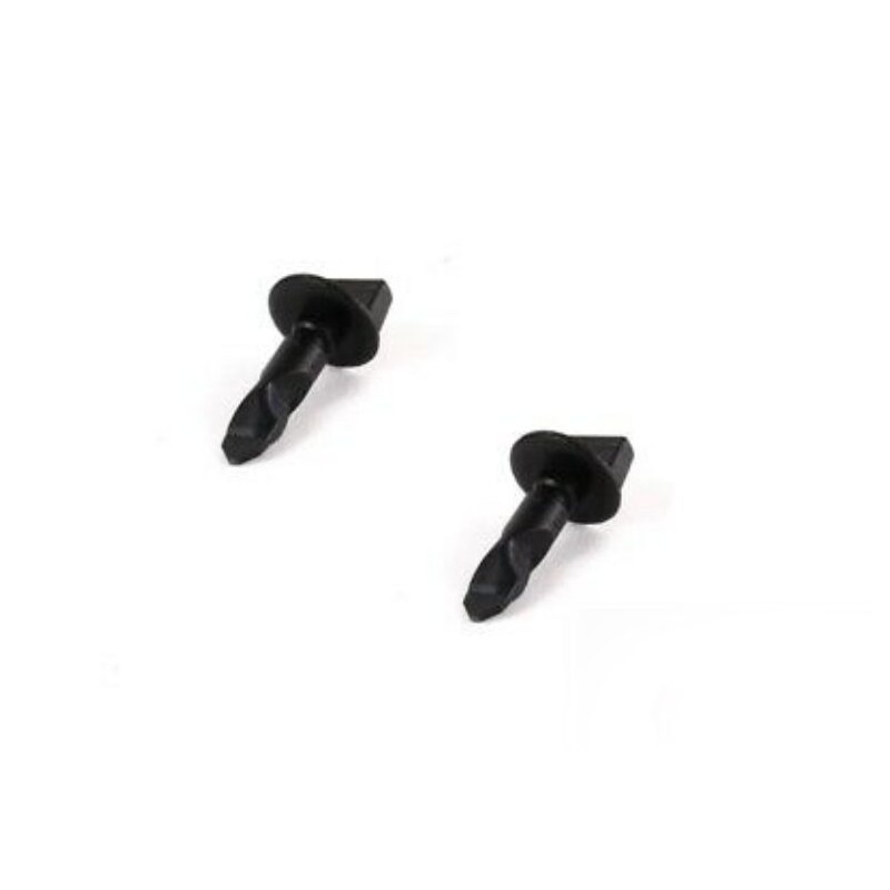 Rear Bumper Tow Hitch Eye Cover Fixing Clips Set - Original parts Audi 2x6Q0807643/2x6N0129355/2x078103314