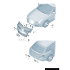 Emblème de bagues chromées arrière - Pièces d'origine Audi 8T0853742B2ZZ Emblème de bagues chromées arrière - Pièces d'origine Audi 8T0853742B2ZZ