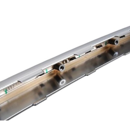 Insert de bande de garniture de diffuseur arrière en aluminium - Pièces d'origine Audi 4G08077913Q7 Insert de bande de garniture de diffuseur arrière en aluminium - Pièces d'origine Audi 4G08077913Q7