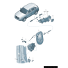 Poignée d'actionneur intérieur de porte arrière gauche coté conducteur en âme noire - Pièces d'origine Audi 8R0839019A6PS Poignée d'actionneur intérieur de porte arrière gauche coté conducteur en âme noire - Pièces d'origine Audi 8R0839019A6PS